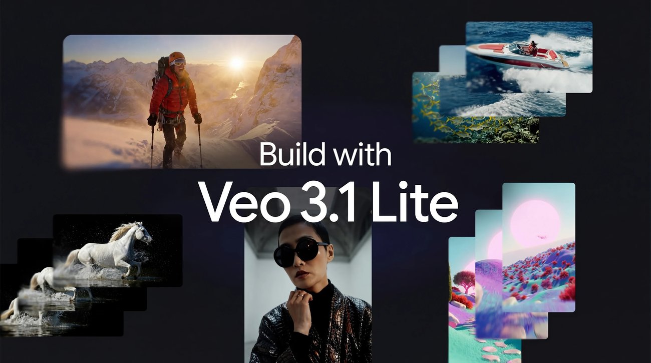 Google Veo 3.1 Lite 官方配图
